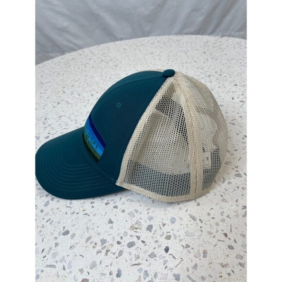 Cotopaxi Green Teal Hat On the Horizon Trucker Hiking Mesh Gorpcore Adjustable - Picture 3 of 9
